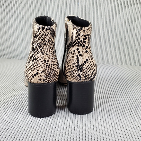 Marc Fisher snake skin leather booties - Picture 9 of 11